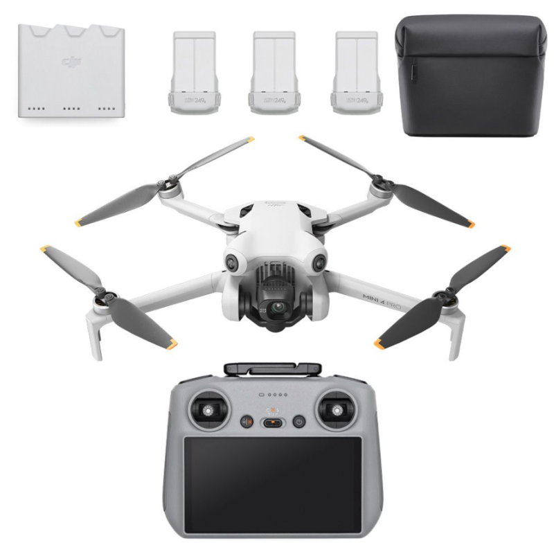 DJI Mini 4 Pro Fly More Combo Avec Radiocommande DJI RC 2