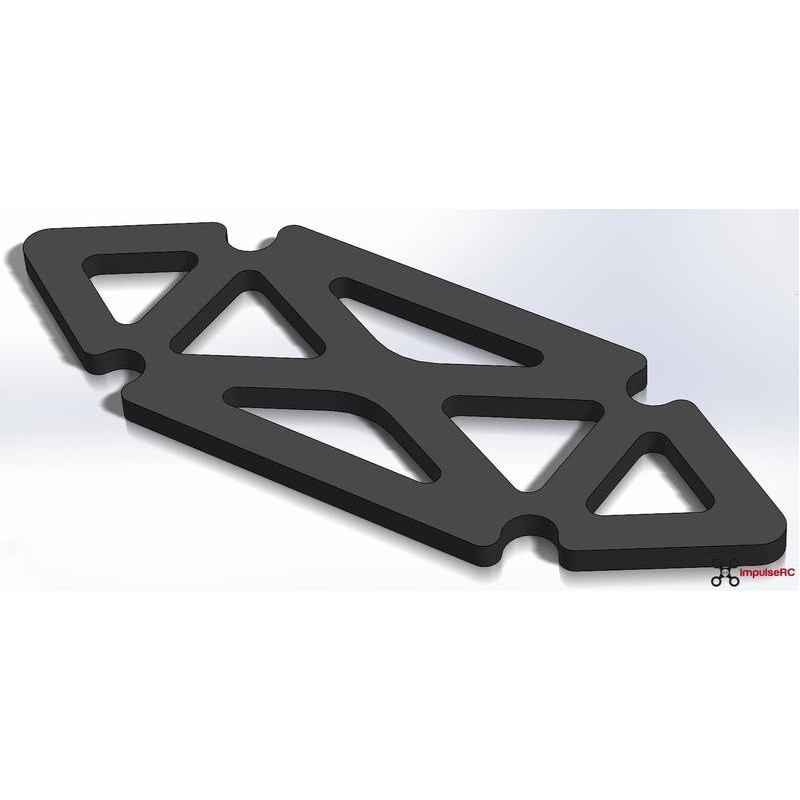 Alien 4" LIPO pad - 3mm BLACK de ImpulseRC Alien 4" LIPO pad - 3mm BLACK de ImpulseRC