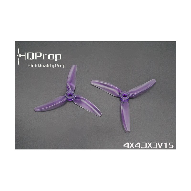 HQProp DP 4X4.3X3 V1S - PC -  (2x CW + 2xCCW)
