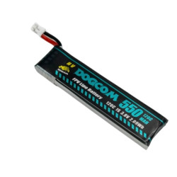1S 550mAh 120C HV Lipo...