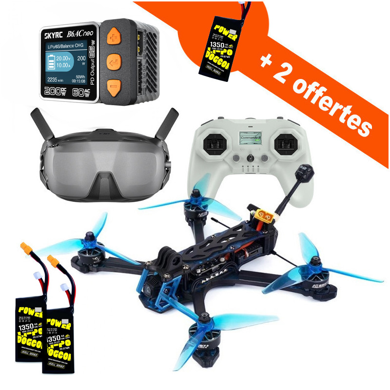 Kit Complet FPV - Manta 5 SE 6S O4 ELRS