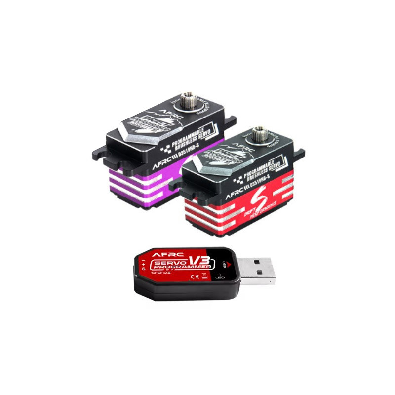 Combo AFRC Servo D3519HB-S + USB SP2103 pour Drift 1/10