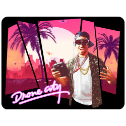 Drone City Mouse Pad - By DFR