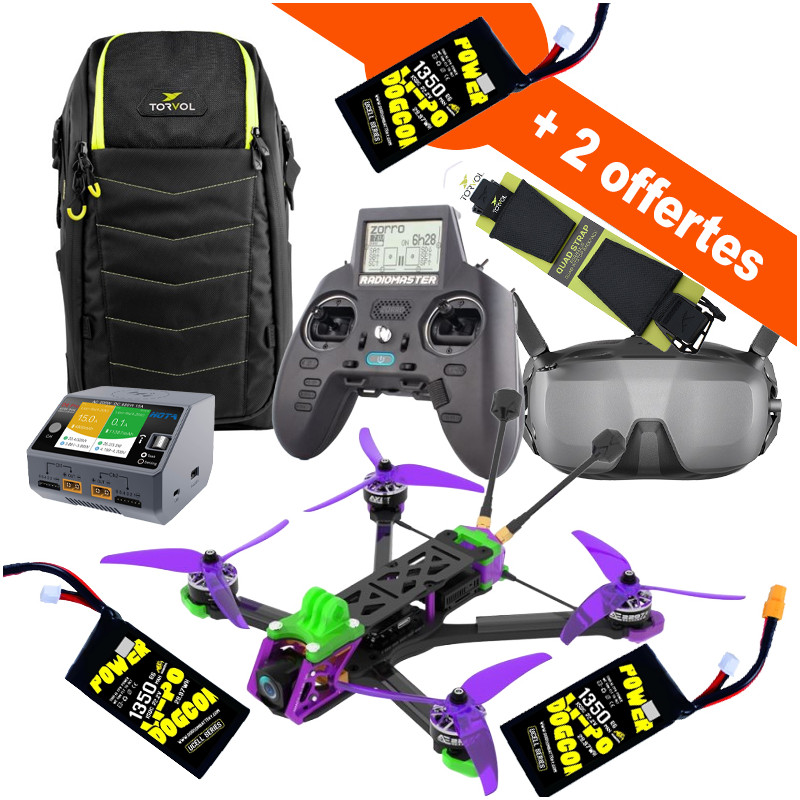 Kit Complet FPV - Manta 5 SE DC 6S O4 Pro ELRS