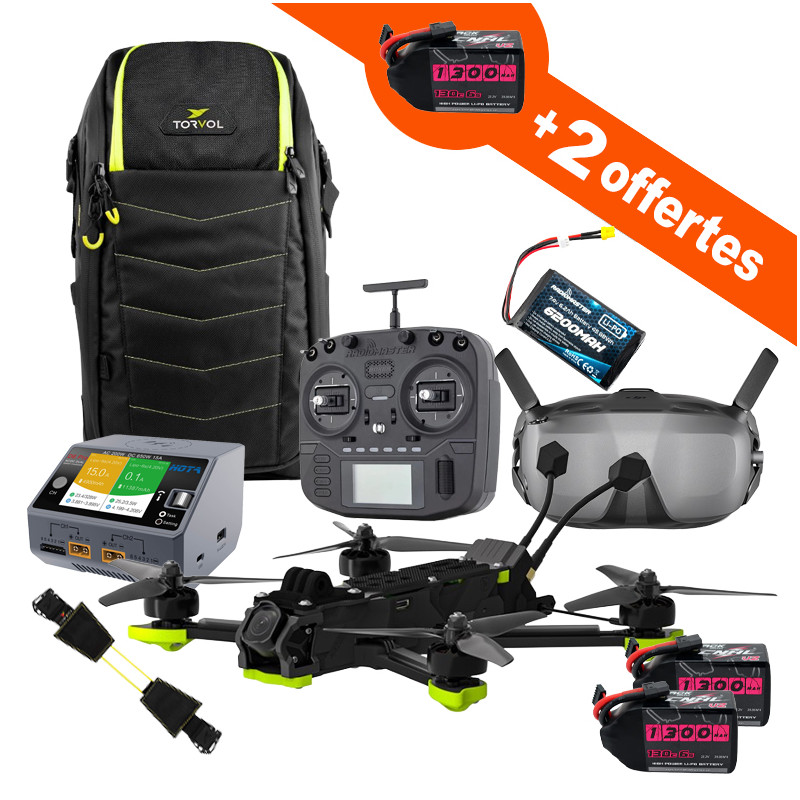 Kit Complet FPV - Nazgul DC5 ECO V1.1 6S O4 Pro ELRS