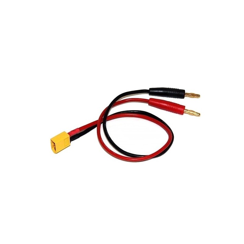 XT60 Male Charger cable / 4mm Banana Plug