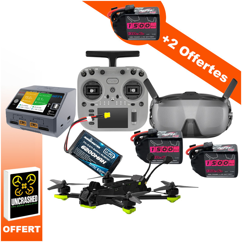 Kit Complet FPV - Nazgul DC5 ECO V1.1 6S O4 Pro ELRS