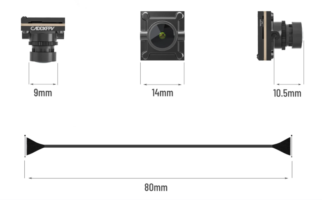 Caddx - Nebula Pro 720P/120fps HD digital FPV camera - Drone Parts